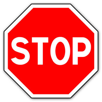 Stop sign