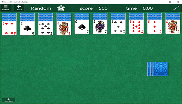 Example start position