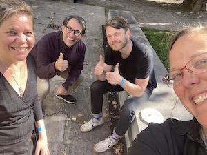 The HLF 2021 vlog team!