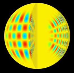 [IMAGE: Acoustic waves in a solar-like star]