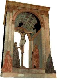 A 3D reconstruction of the painting (created by Antonio Criminisi)