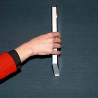 Demonstrating that rotation doesn't commute in three dimensions.