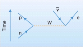 Figure 10: Symmetry dictated the existence of equivalent messenger particles for the weak nuclear force.