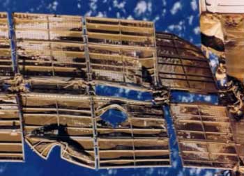 Damage done to <i>Mir</i>.
