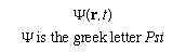 Psi(r,t)