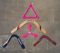 Figure 2: Some modern sports boomerangs.