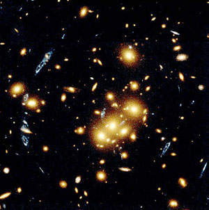 Hubble image of gravitational lens