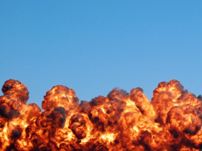 An explosion