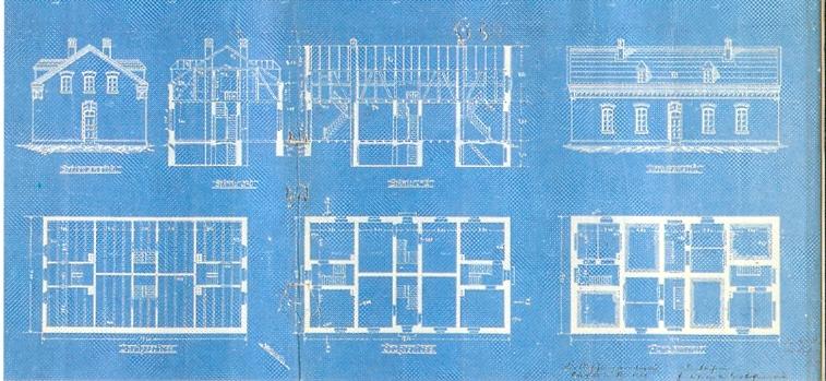 A blueprint for a house