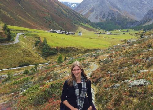 Victoria Hoskins in the mountains