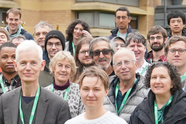 Many of the mathematicians who gathered to celebrate the mathematics, and the 60th birthday, of Timothy Gowers.