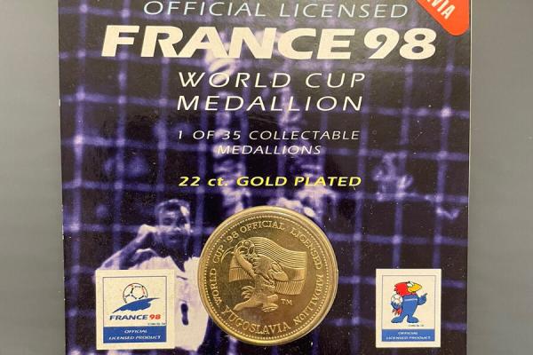 France 98 World Cup Medallion