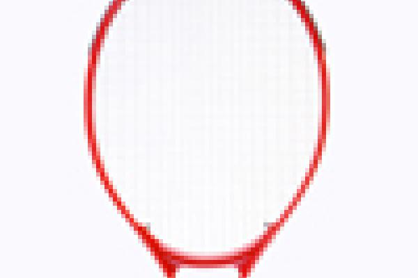 red tennis racket