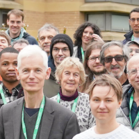 Tim Gowers and participants at his 60th birthday workshop