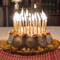 Cake with lots of candles