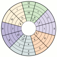Colourful Circular Sudoku Puzzle