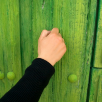 Knocking on Green door