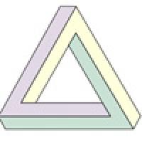 Triangle made of three v shapes