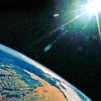 earth shown from space